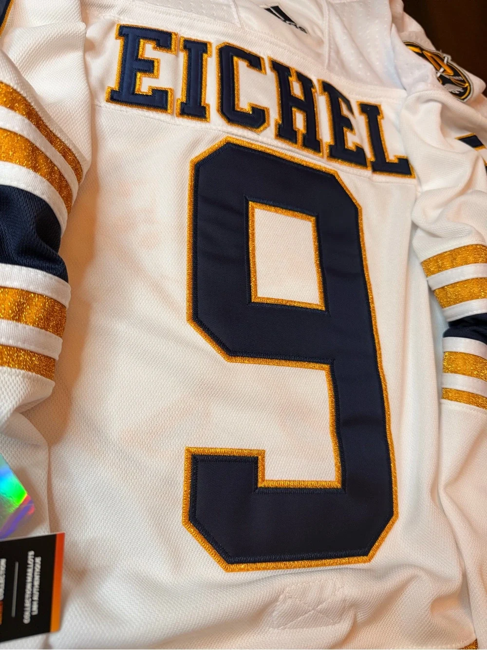 New w/tags Authentic Buffalo Sabres 50th anniversary jack eichel jersey Sewn